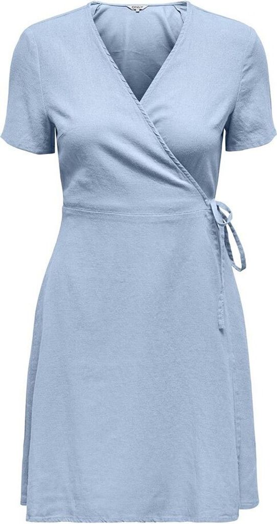 Only Addiction-caro Kurzes Kurzarmkleid Blau M Frau Blau M