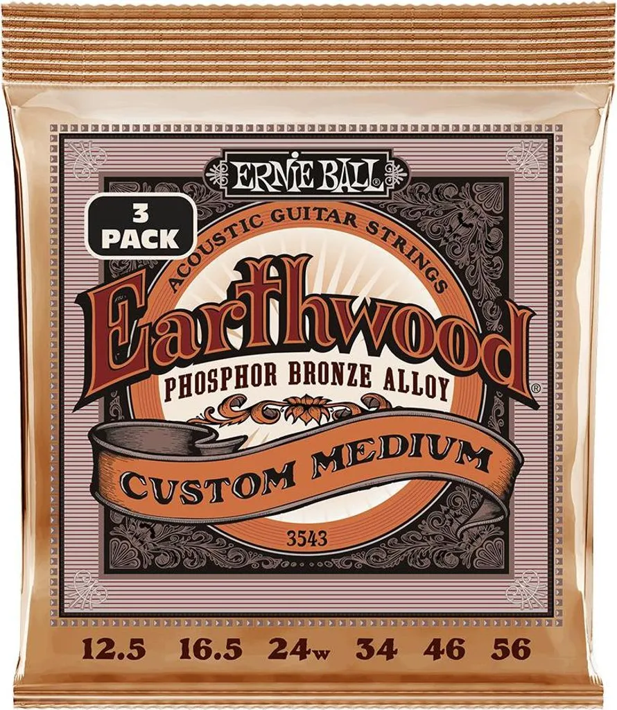 Ernie Ball EB 3543 Cordes Guitare Acoustique Silk and Steel Soft 11-52