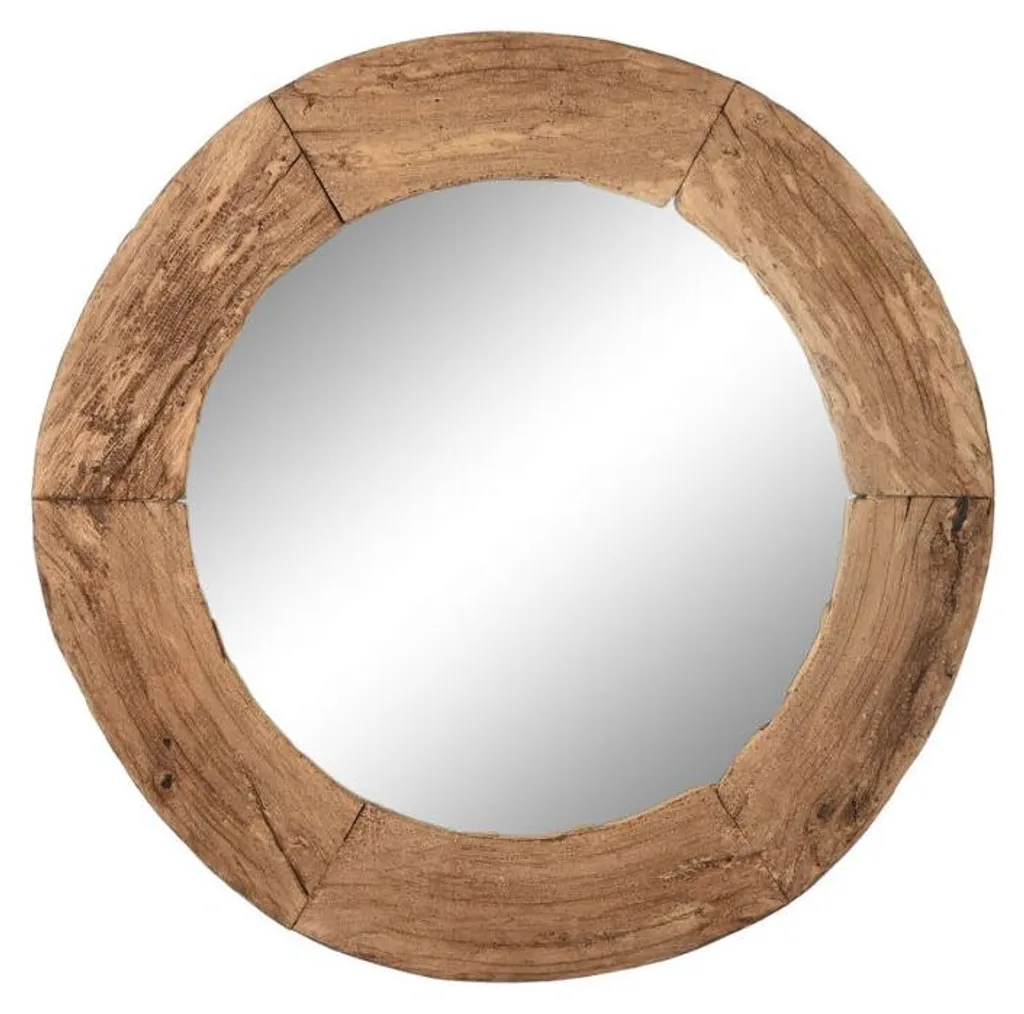Miroir mural 111x111 cm pour salon - Miroir carré Cottage grand format