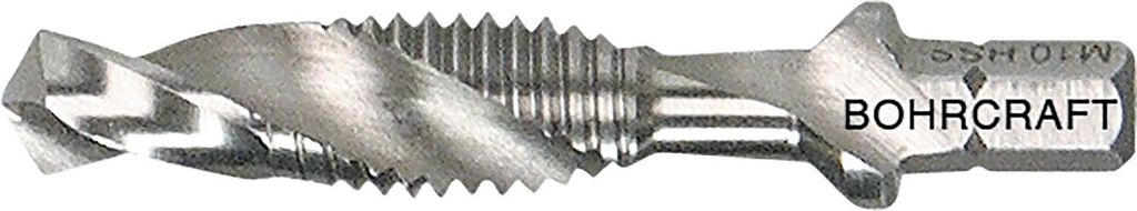 Bohrcraft Gewindeschneidwerkzeug Kombi-Gewindebohrer Kombi-Bits // M 6 x