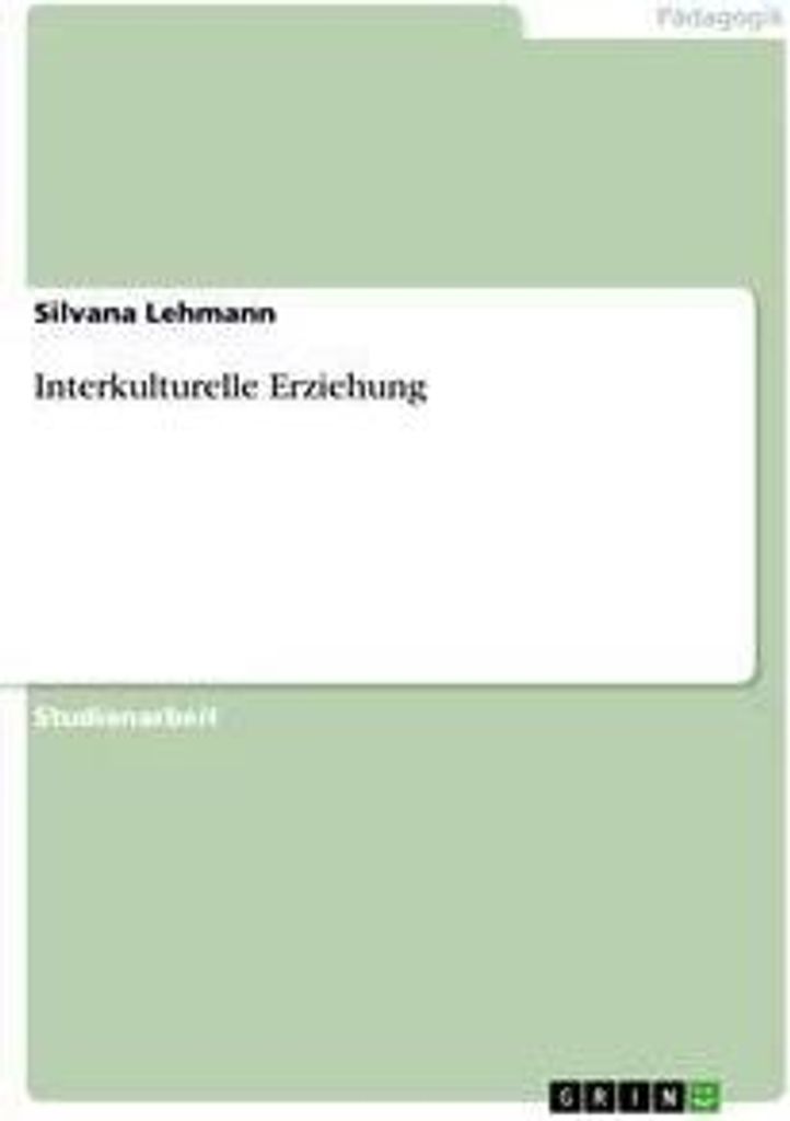 Interkulturelle Erziehung