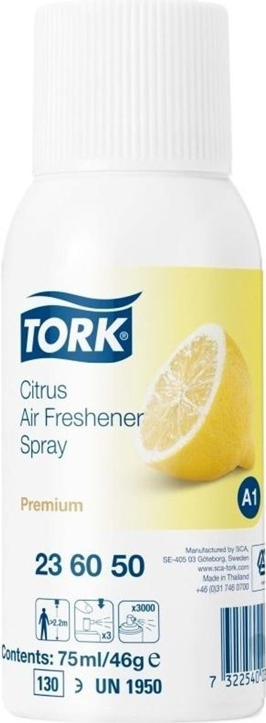 TORK 236050 Odświeżacz powietrza w sprayu "Zapach cytrusów" Zdjęcie produktu 