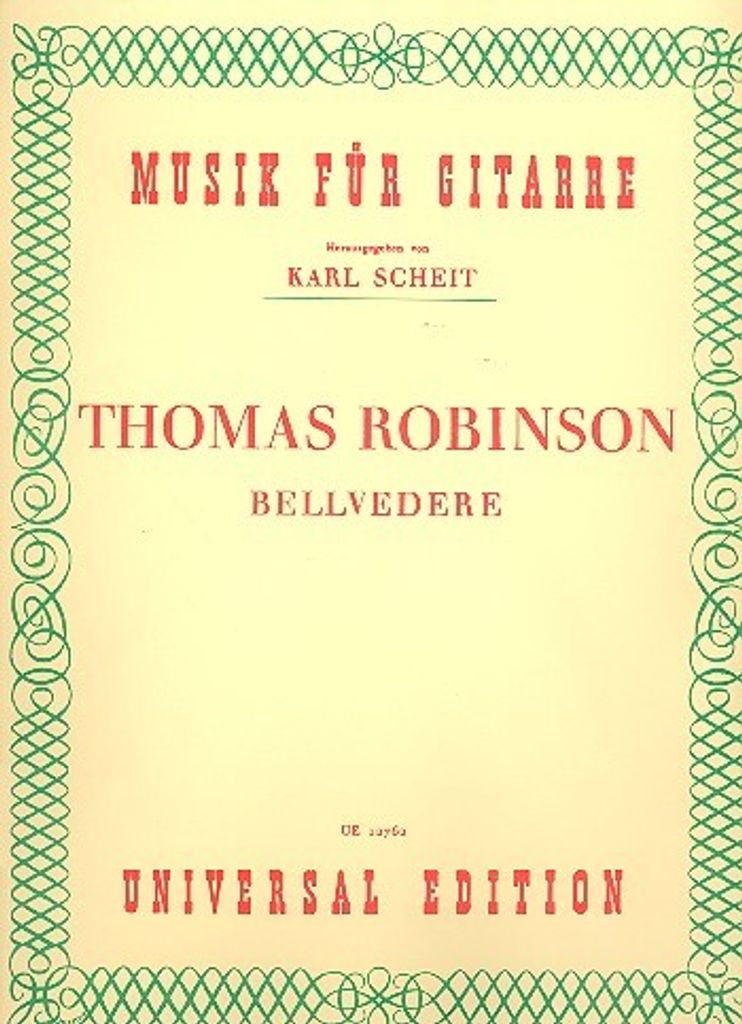 Bellvedere für gitarre solo