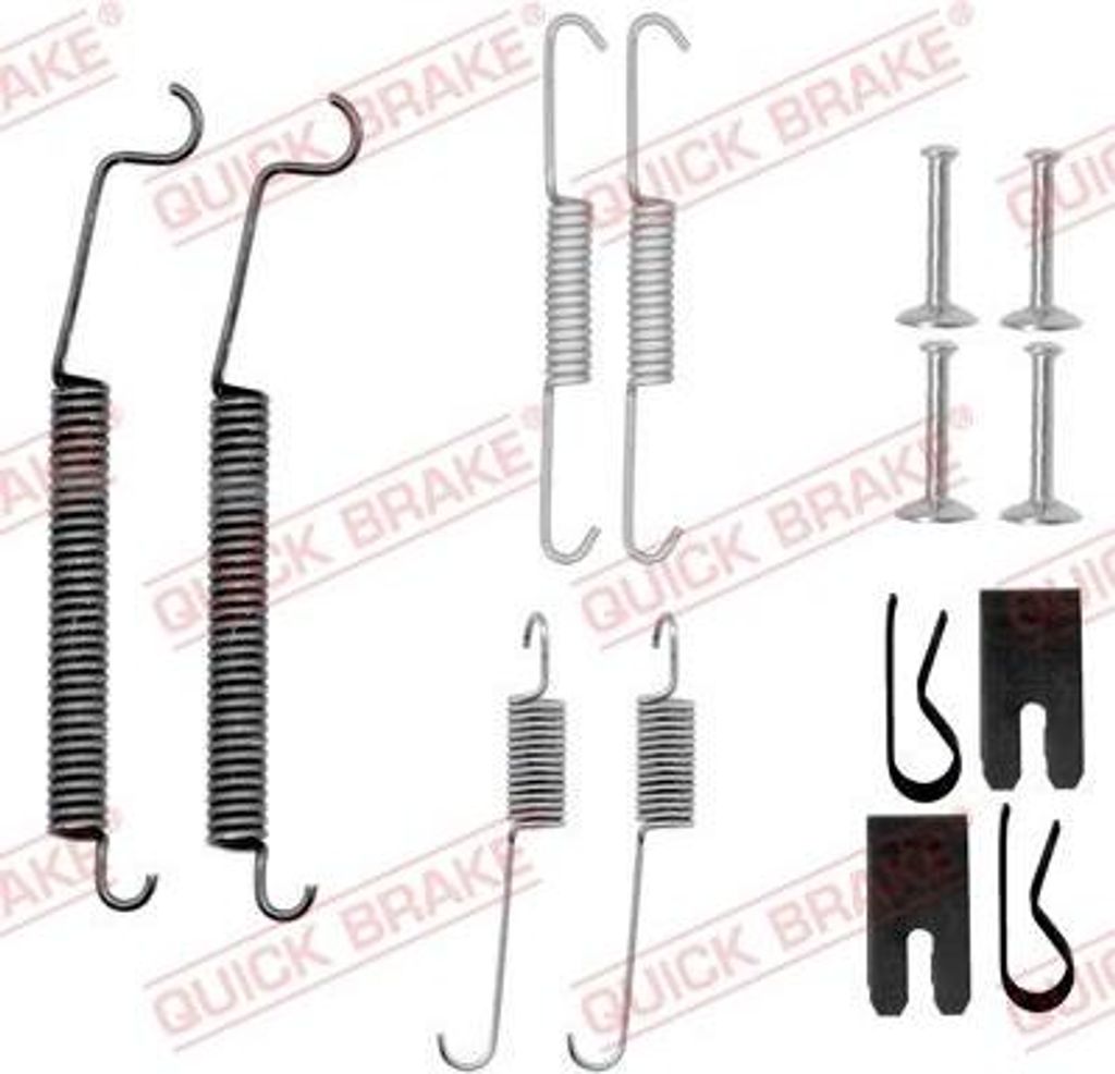 QUICK BRAKE 105-0891 Zubehörsatz, Bremsbacken OE kompatibel mit Colt, Forfour