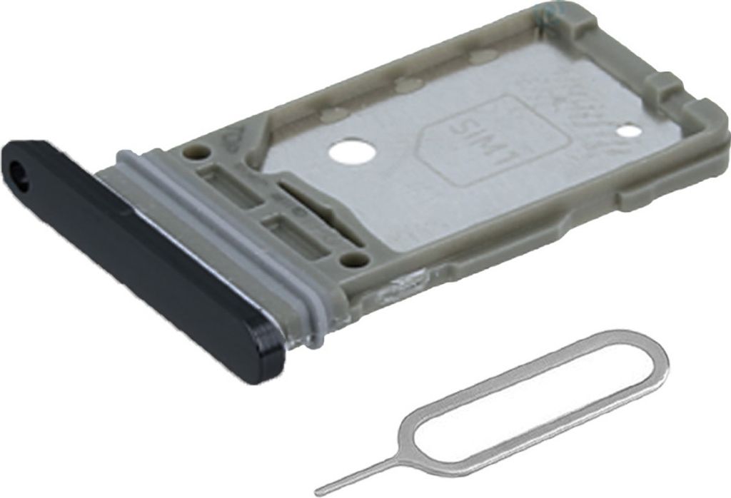 MMOBIEL SIM Karte Tray für Samsung Galaxy S21 5G SM-G991B / S21 SM-G990F - 6.2 inch Grau