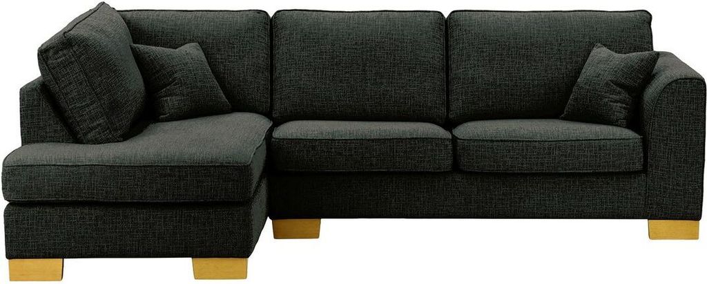 SLF24 - Linksseitiges Ecksofa Avos mit Schlaffunktion - Vitolini 097-1731 - Charcoal