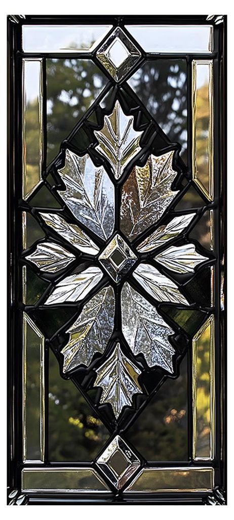 Geometrische Fensterfolie mit Rautenmuster, Sichtschutzfolie im Buntglas-Stil, statisch haftend, Sonnenschutzfolie für Fenster und Glastüren im B...