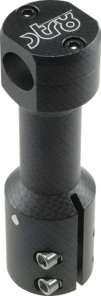 Potence de guidon type Carbone Str8 pour scooter Yamaha BW'S et Slider