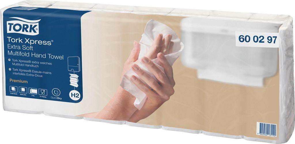 Tork Xpress Multifold Handtücher H2 weiß extaweich Premium 7x100