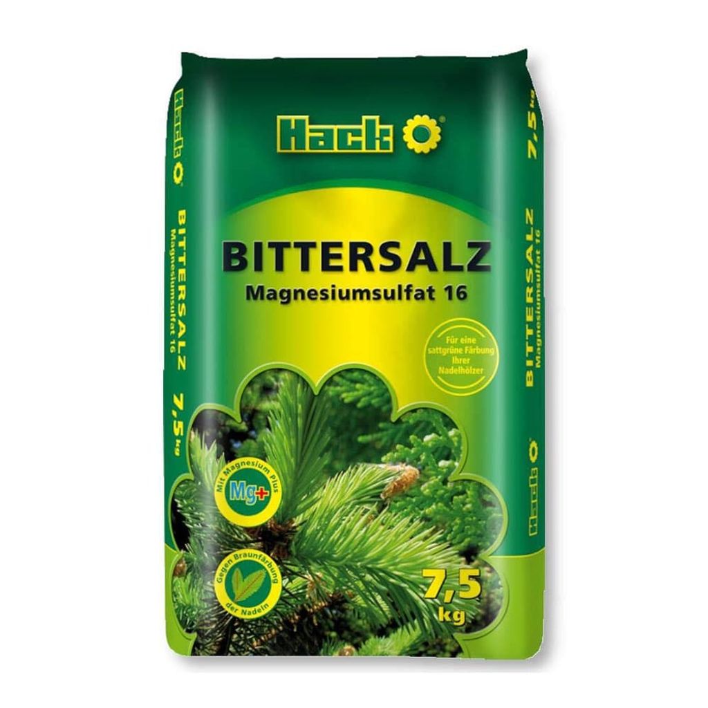 Hack Pflanzendünger Bittersalz für Nadelhölzer 2.5 kg biologisch Gärtnerqualität