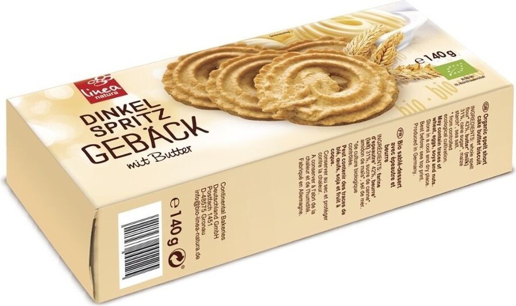 Dinkel - Butter Spritzgebäck 140g