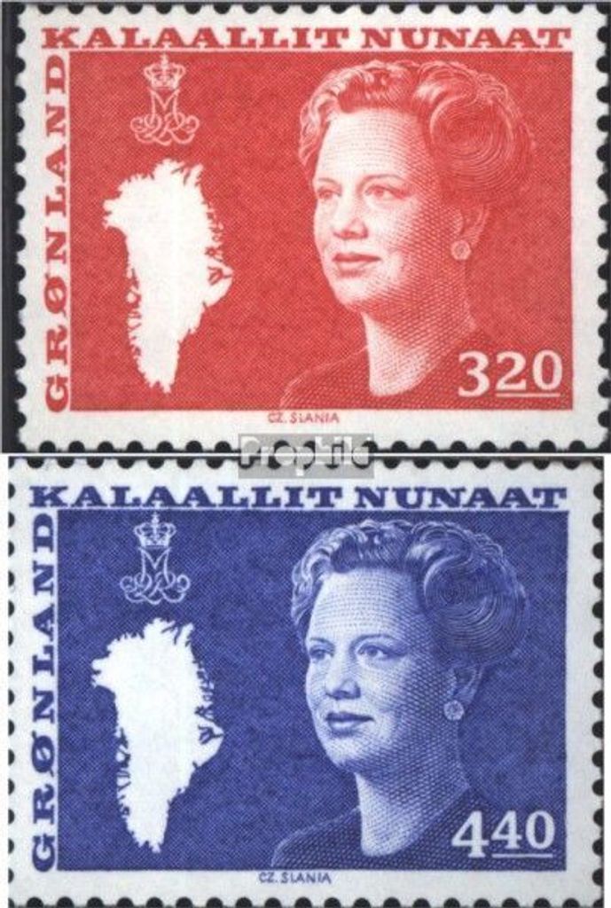 Briefmarken Dänemark - Grönland 1989 Mi 189-190 Produktbild 