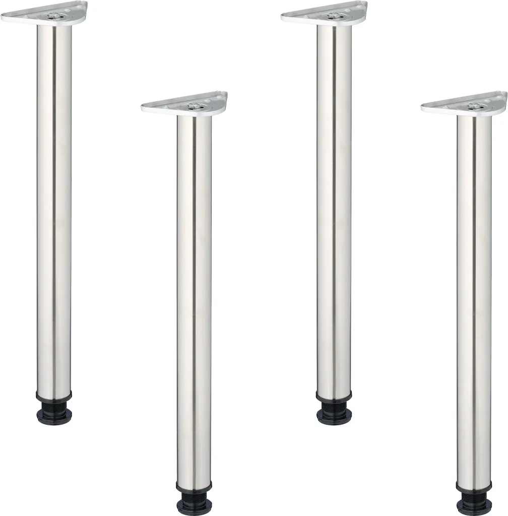 Pieds de Table pour Création DIY Meuble Industriel en Kit de 4 Unités