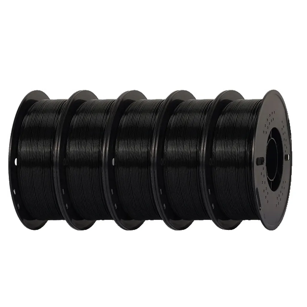 Bobina PETG 5kg Nero | Resistenza e Affidabilità per Grandi Stampe