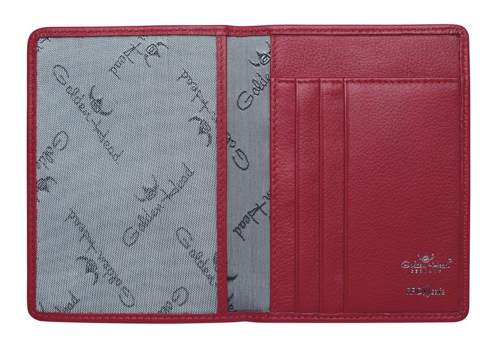 Golden Head Leder Ausweisetui Madrid RFID Protect ID Case Produktbild 