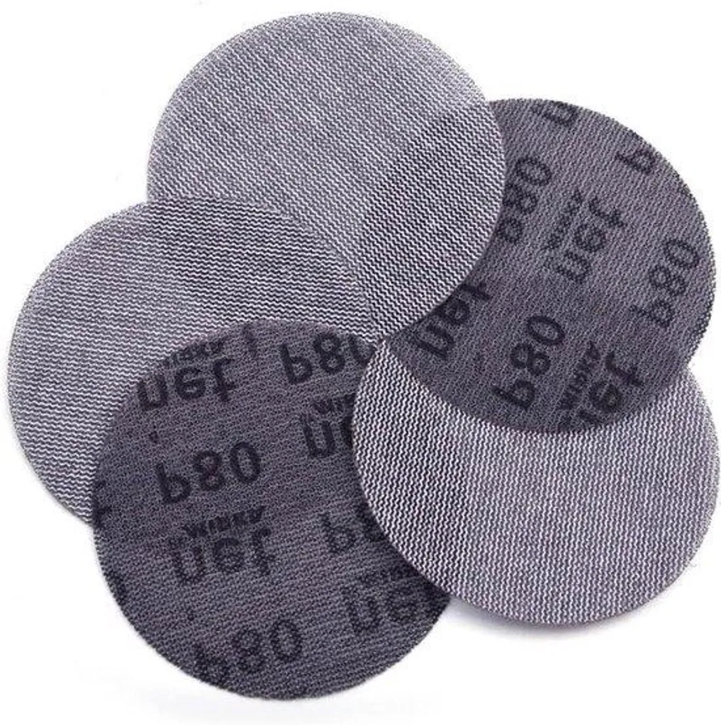 Disques abrasifs 125 mm anti-encrassement grain 180 pour ponçage propre