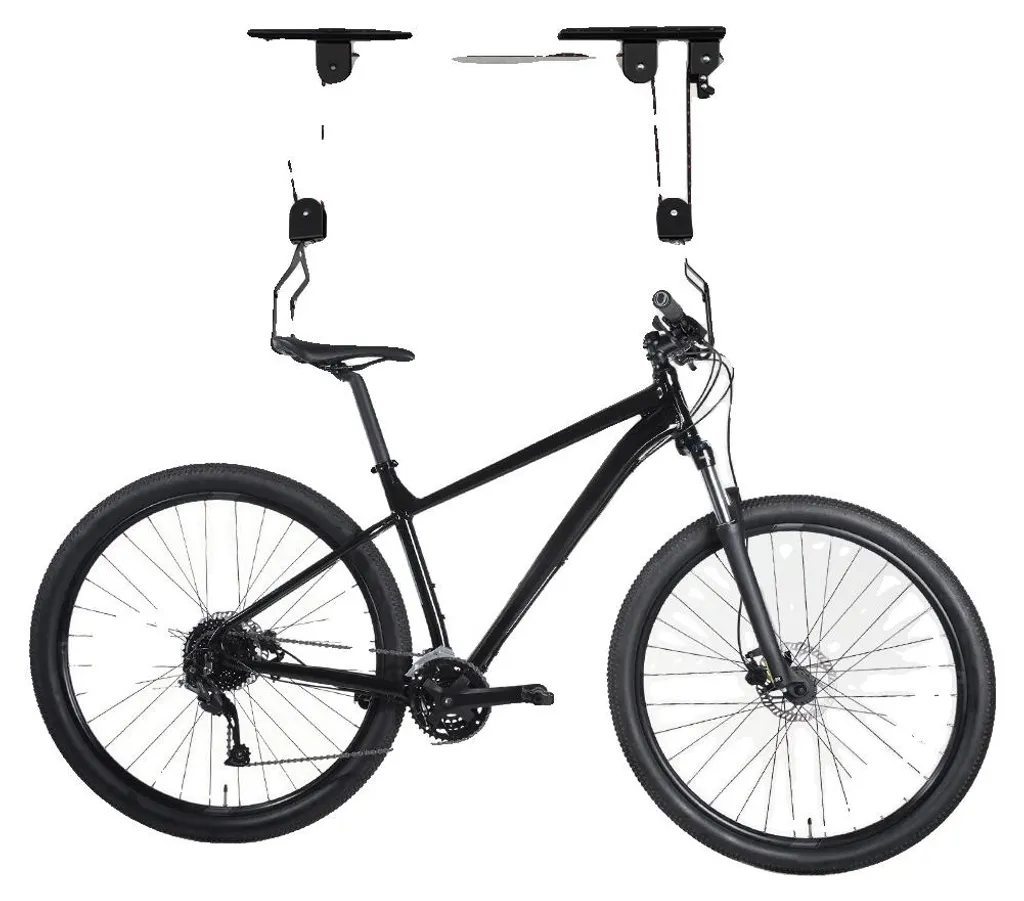 Support Mural Vélo Anti-Rayures 60kg - Crochet Acier 17cm Spécial VAE