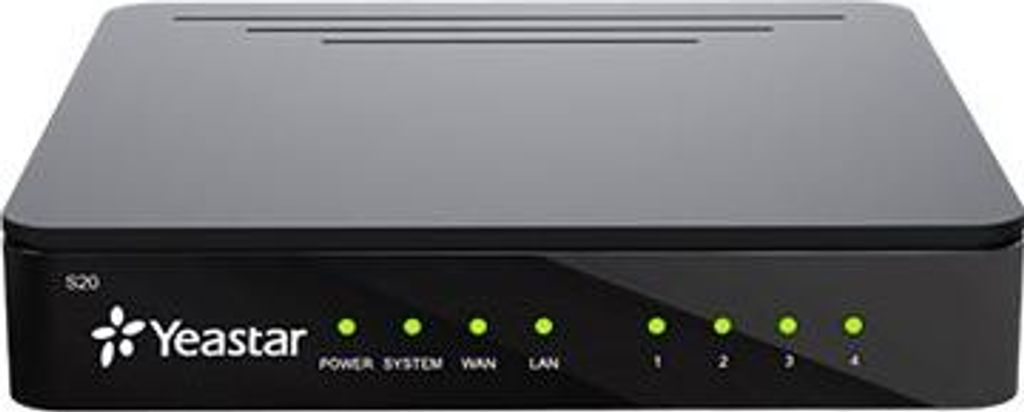 Yeastar S20 - UDP - TCP - TLS - SRTP - SIP (RFC3261) - IAX2 Image du produit 