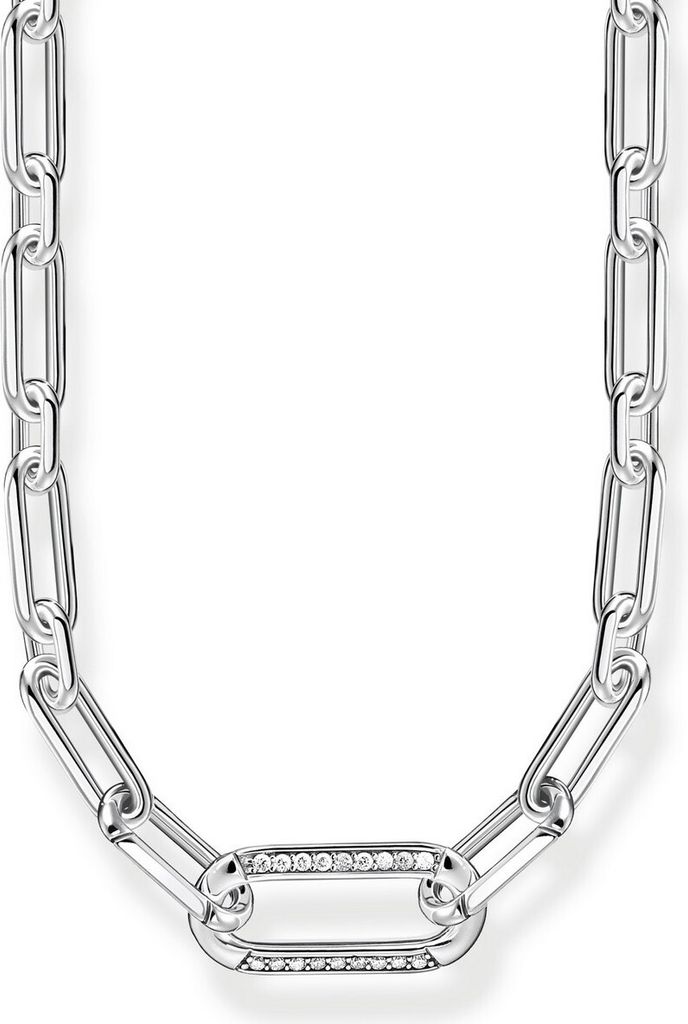 THOMAS SABO Kette "Glieder" Silber mit Zirkonia Produktbild 