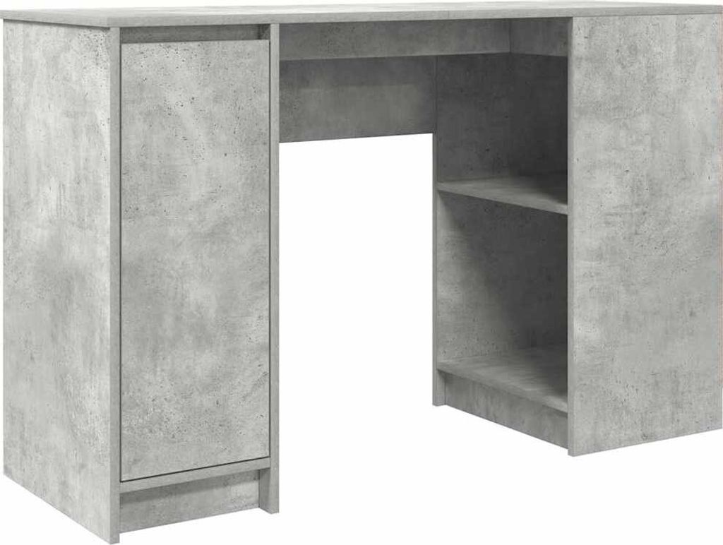 Schreibtisch Betongrau 120x42x76 cm Holzwerkstoff