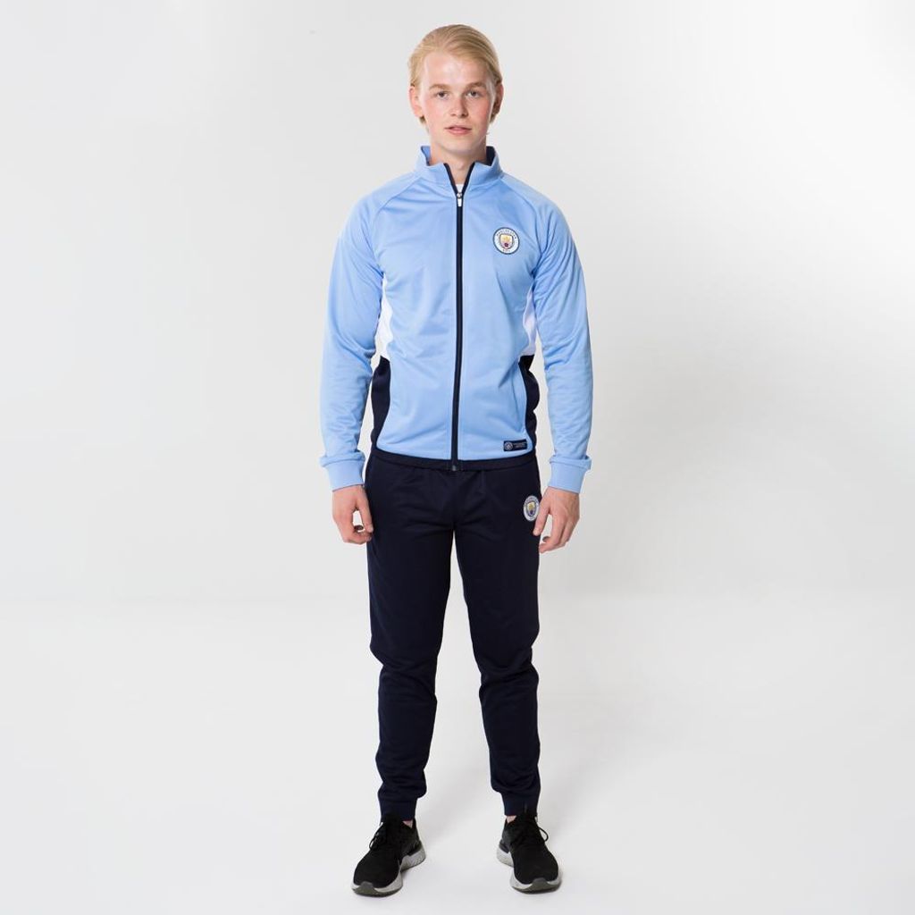 Offizieller Manchester City Trainingsanzug Herren - Saison 22/23 - Size XL - Langarm Man City Trainingsjacke und Jogginghose - Fussball Jacke und H...