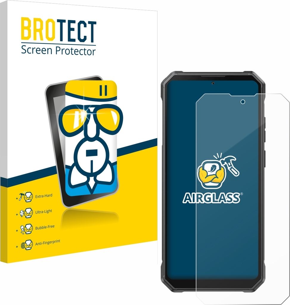 BROTECT Schutzglas für Fossibot F105 Schutzfolie Panzer Folie Glas Display Schutz klar