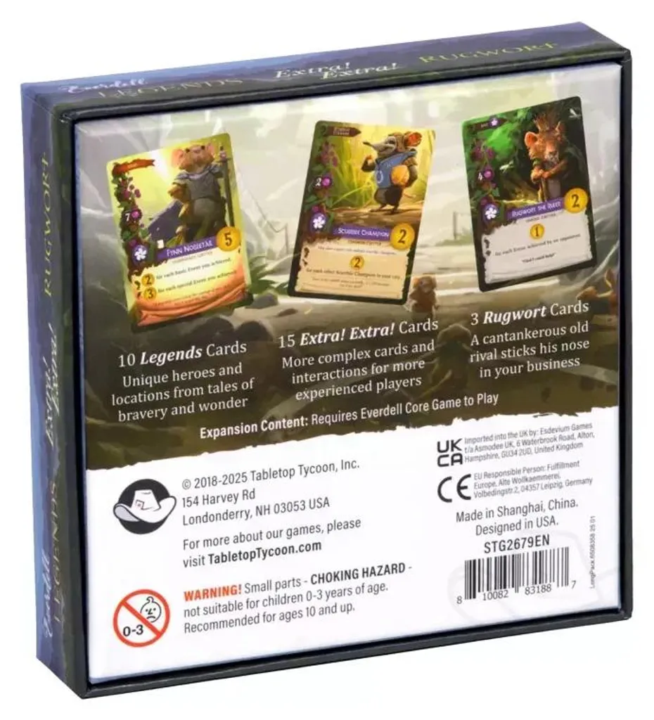 Extension Rugwort Everdell Éviter la Routine du Jeu de Base - 2