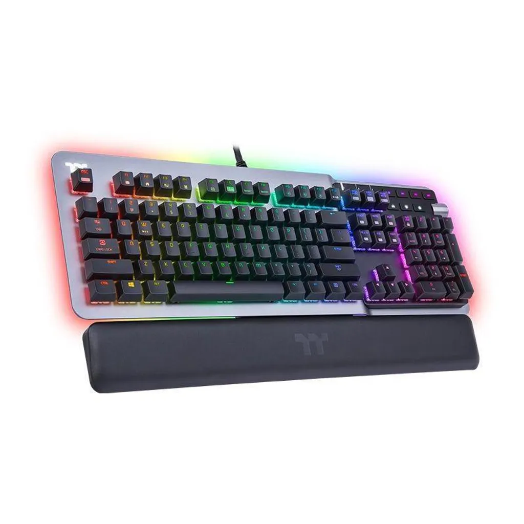 Clavier Thermaltake Argent K5 RGB Idéal pour Gaming Intensif et Travail