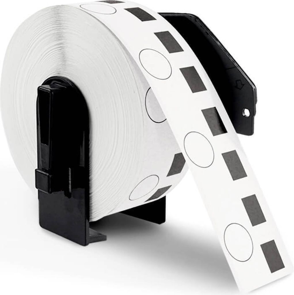 Brother DK-11219 kompatible Etikettenrollen ø12 mm - 1200 Etiketten pro Rolle