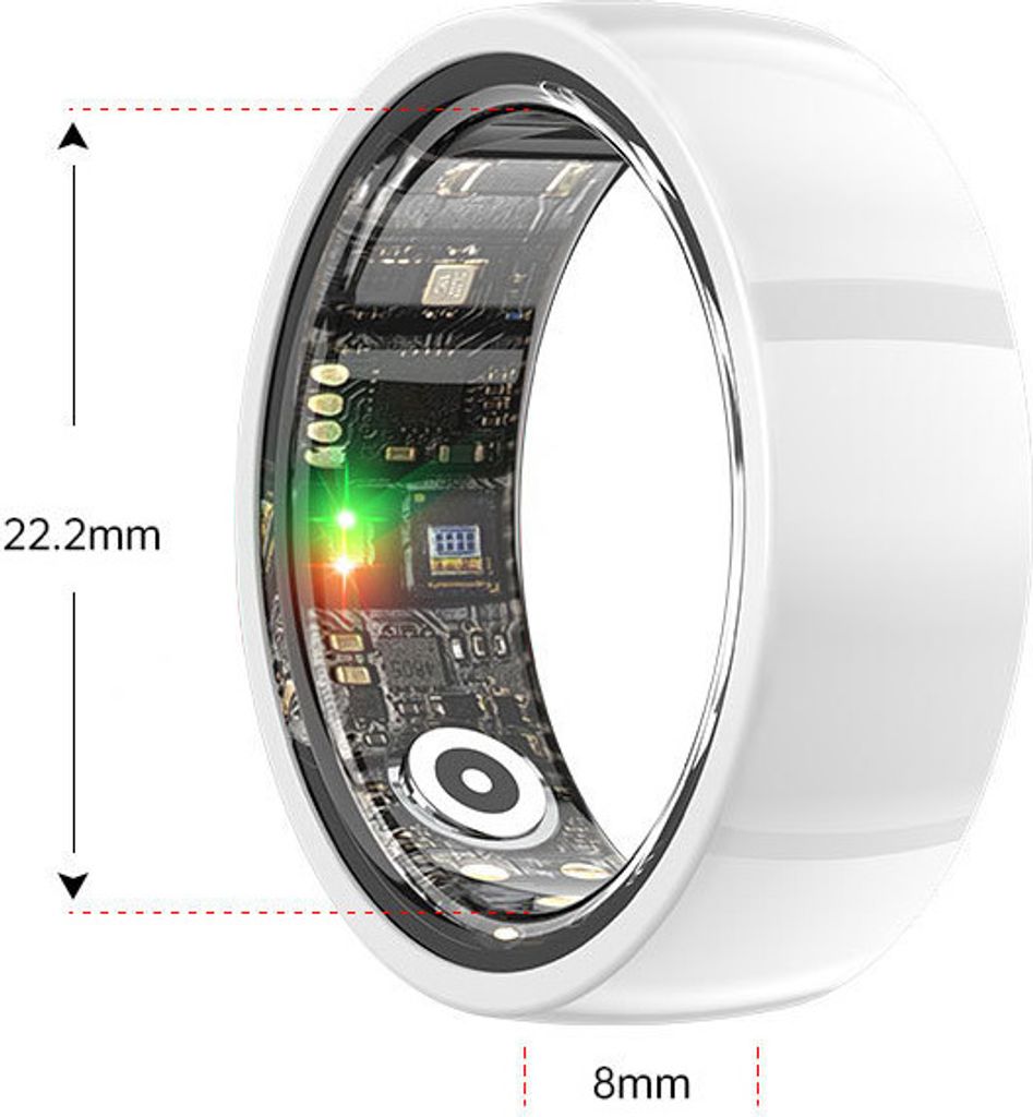 INF Smart Ring R1000 - Keramik Edition Weiß 13