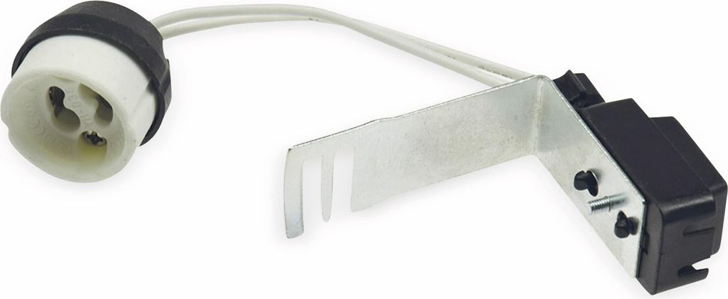 ChiliTec 19548 GU10 Lampenfassung mit Zugentlastung Keramik Fassung mit 10cm Kabel