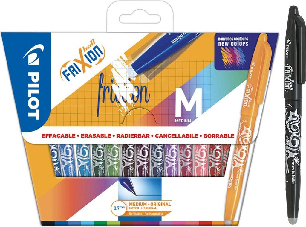 Pilot FriXion Ball, Mehrfarbig, Mehrfarbig, 0,7 mm, 0,35 Produktbild 
