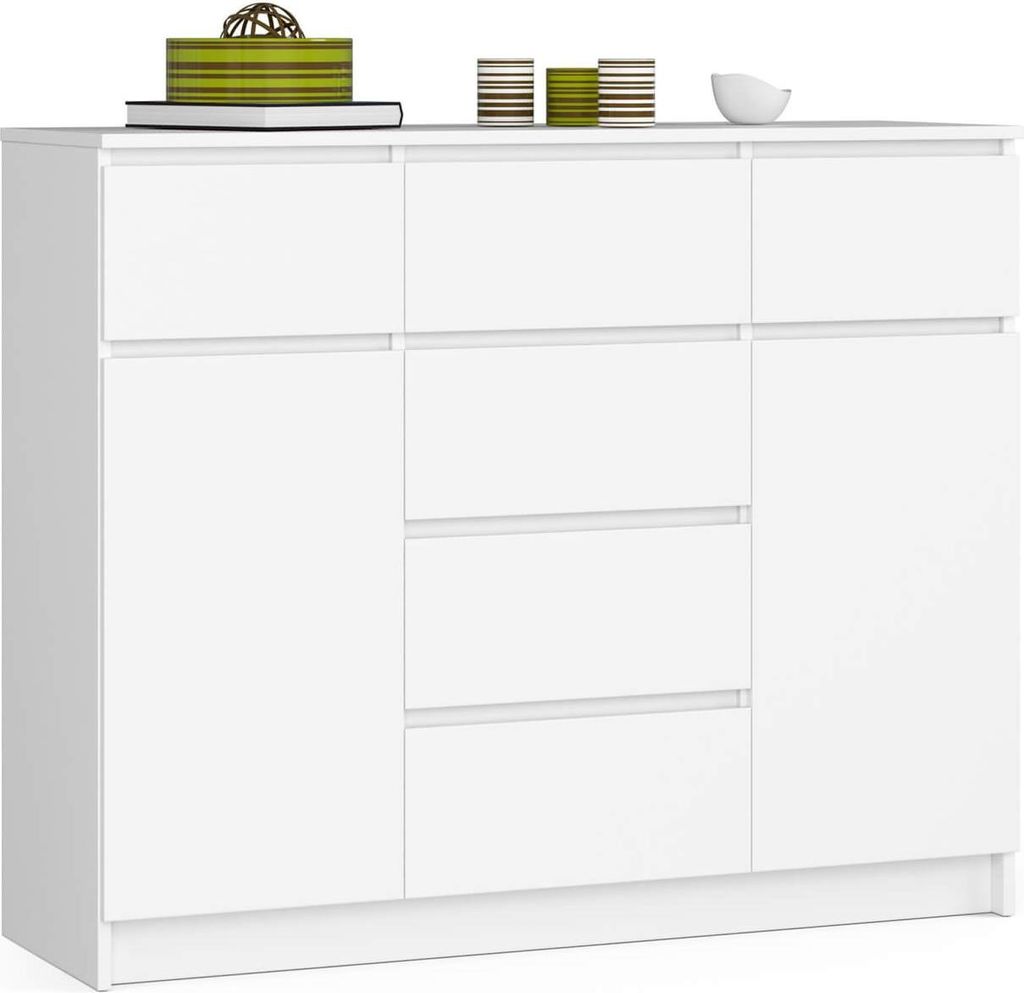 Akord Sideboard Weiß 120X40X99 Cm