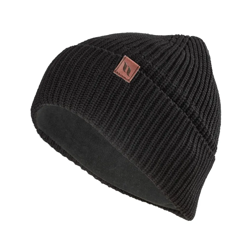 Bonnet en coton noir Back on Track Mason avec technologie infrarouge