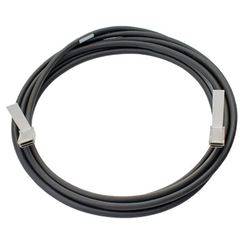 Câble fibre optique HPE 720199-B21 QSFP+ de 3m Noir pour serveurs ProLiant