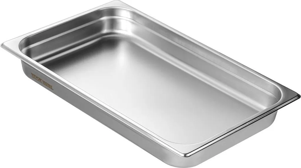 Set 6 Contenitori Gastronorm GN 1/1 Acciaio Inox Alimentare h65mm