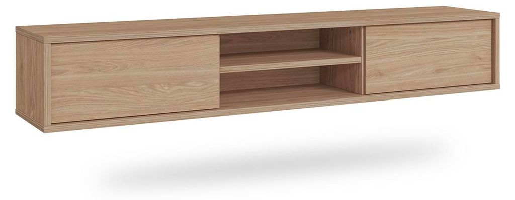 TV-Möbel Idra mit 2 Türen, Holzoptik, 180cm