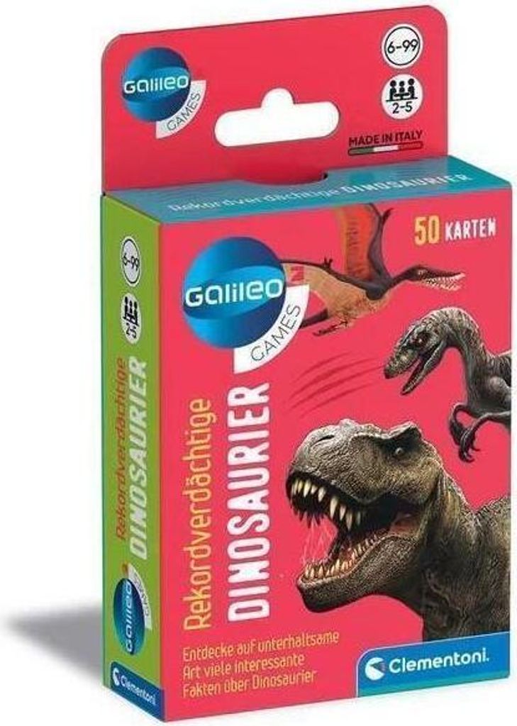 Clementoni Galileo Games - Rekordverdächtige Dinosaurier