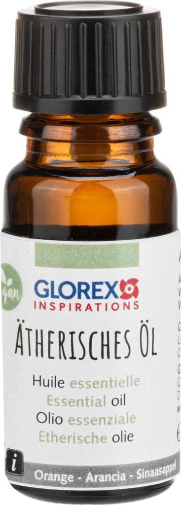 GLOREX Ätherisches Öl 10ml Orange naturrein, 10 ml, Orange, Bad & Spa