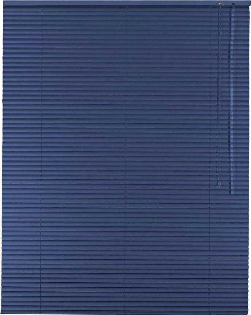 Alu Jalousie Aluminiumjalousie 150 x 240 cm blau Rollo Jalousette Bedienseite rechts