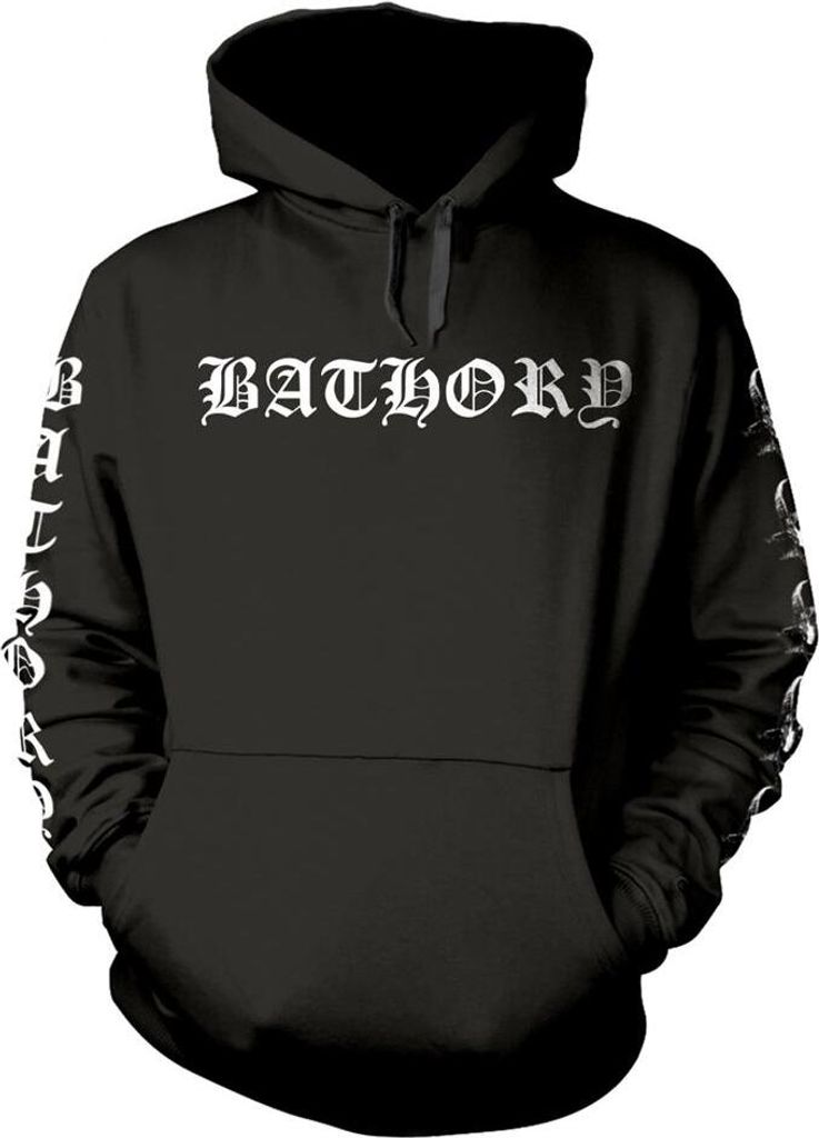Bathory - Kapuzenpullover für Herren/Damen Uni PH4154 (XXL) (Schwarz)