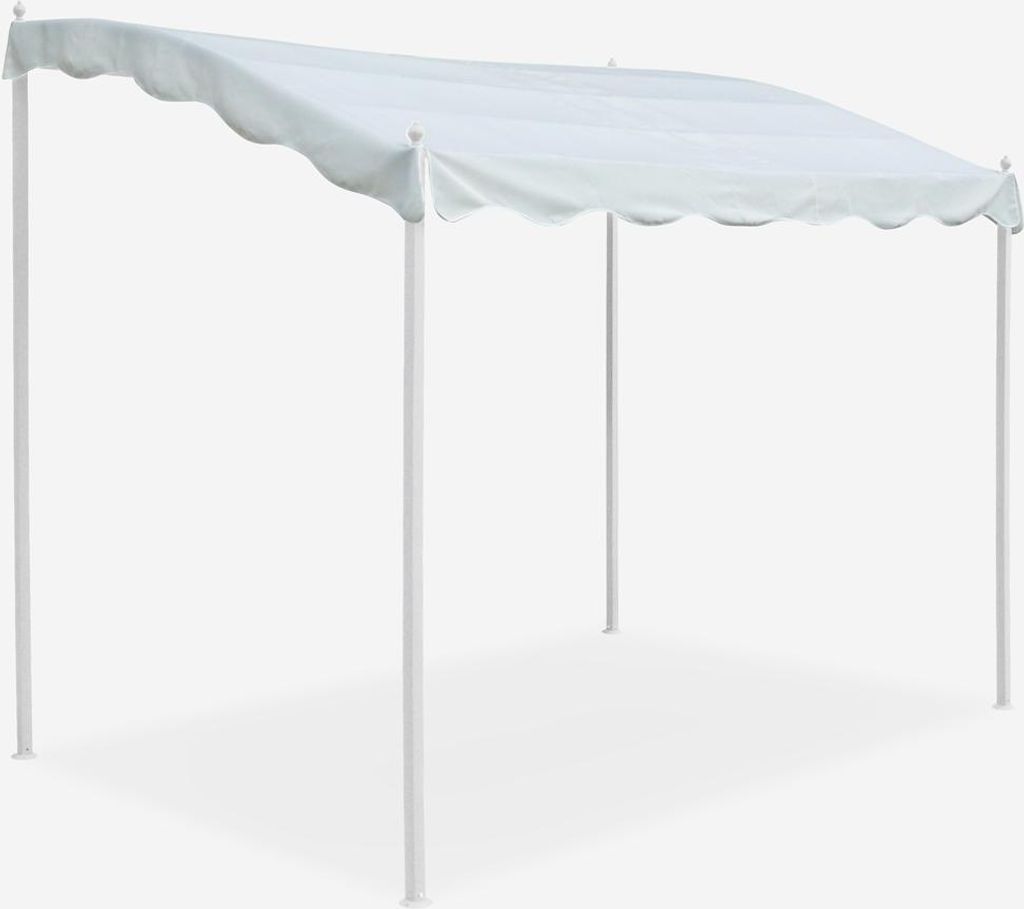 Pavillon 3x2 Meter Garten Stahl Café Hotel Pergola Produktbild 