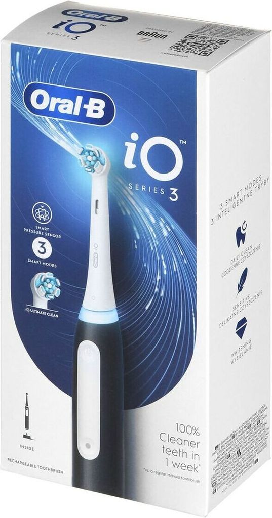 Braun Oral-B iO3 Elektrische Zahnbürste Mattschwarz (iO3 Produktbild 8