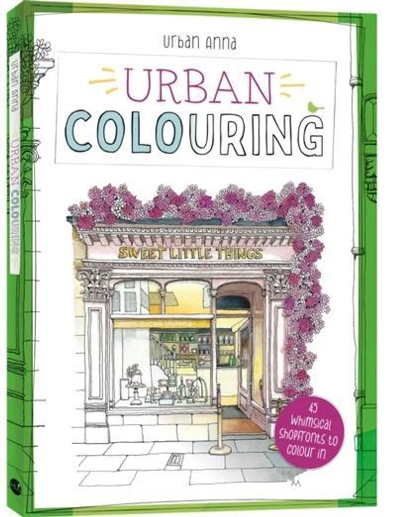 Urban Colouring Lingua Inglese - Cahier de dessin urbain ultra détaillé