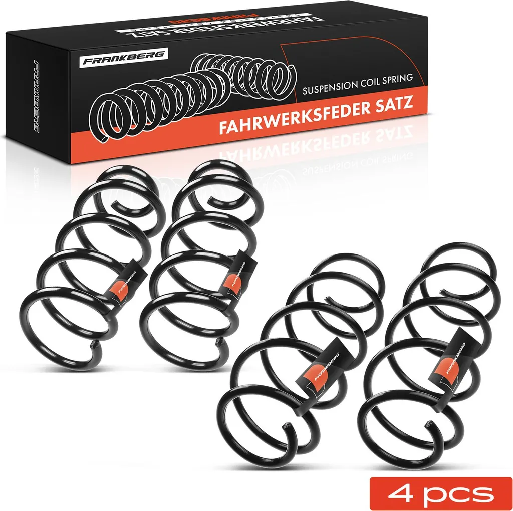 Jeu de 4 Ressorts de Suspension Hélicoïdaux pour Fiat Punto 188 Neufs