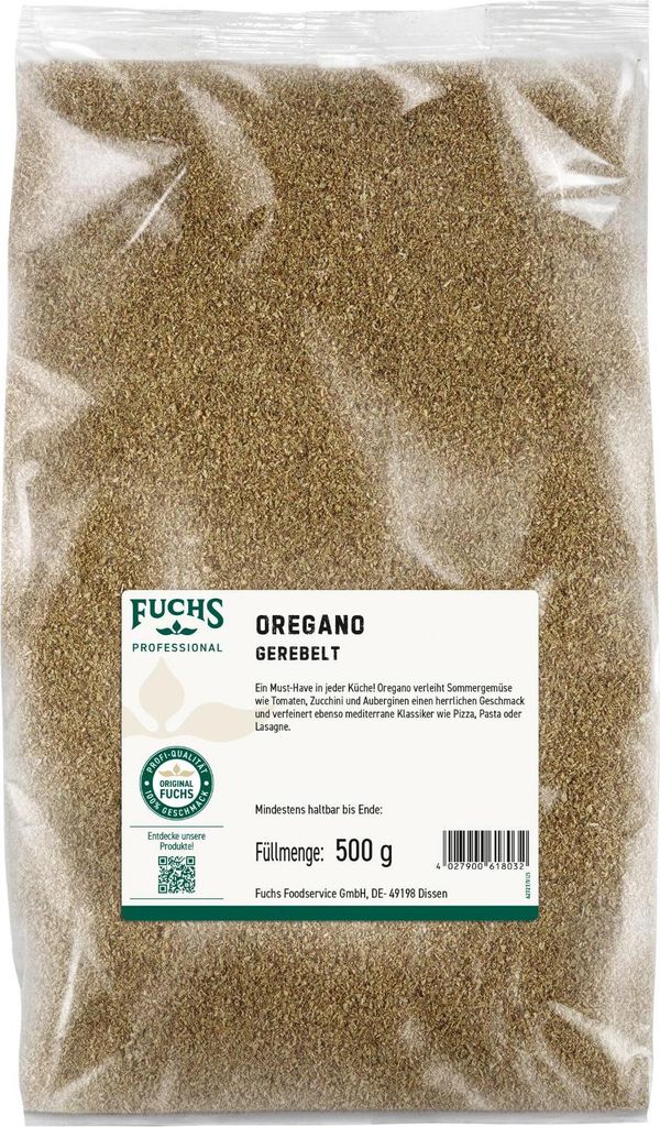 Fuchs Professional Origan séché âpre épicé amer fumé 500g Image du produit 