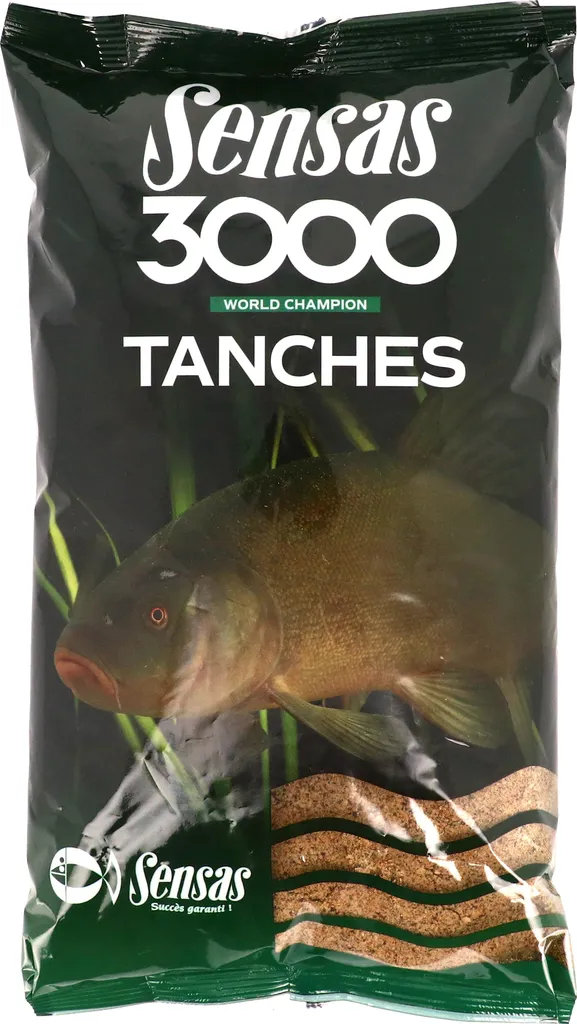 Amorçage Sensas 3000 Tanches 1kg - Pour réussir votre pêche en eau calme
