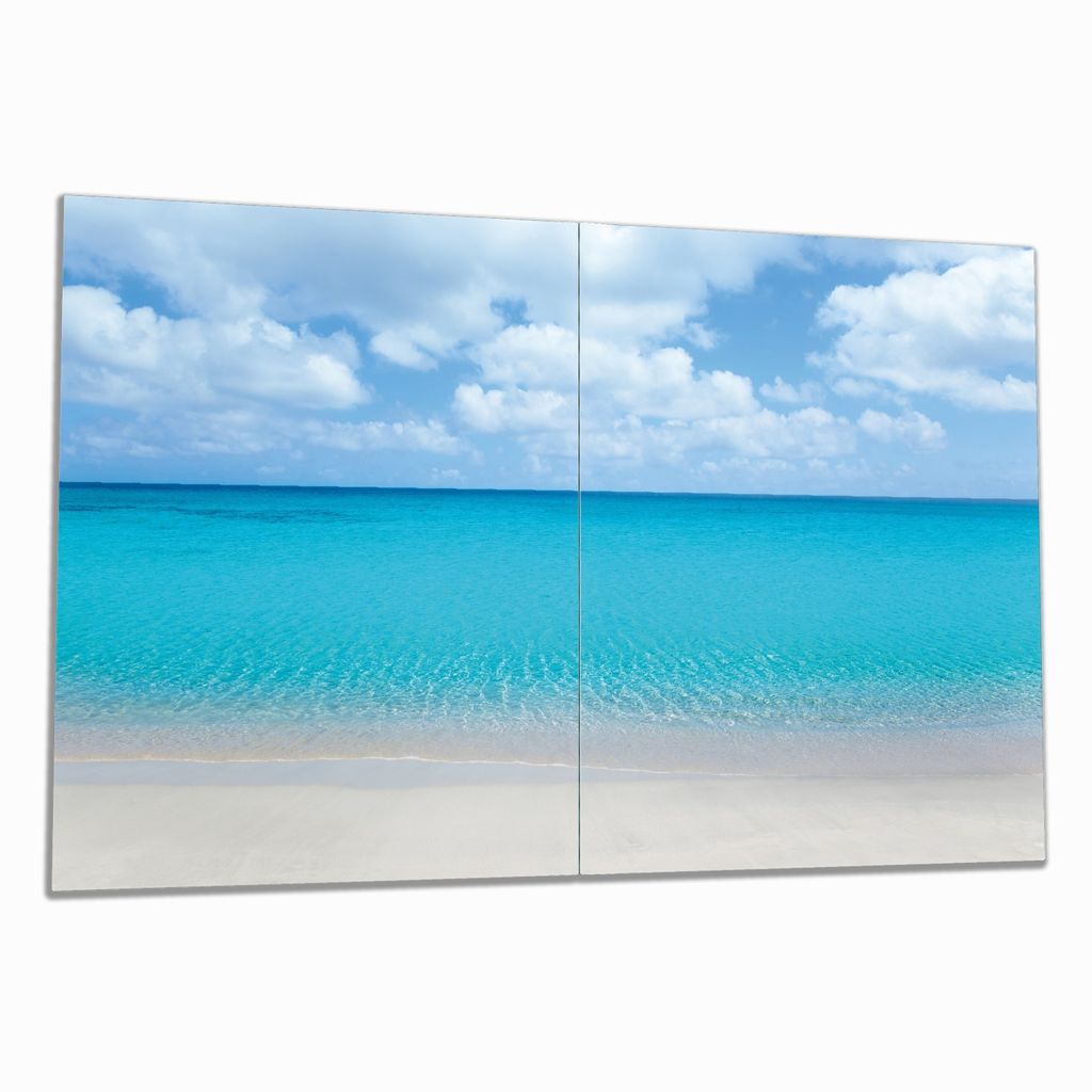 Wallario Herdabdeckplatte aus Glas, Größe 80 x 52 cm Produktbild 