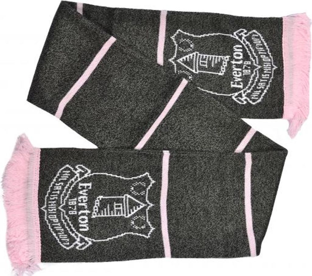 Everton FC - Schal BS6448 (Einheitsgröße) (Grau/Pink)