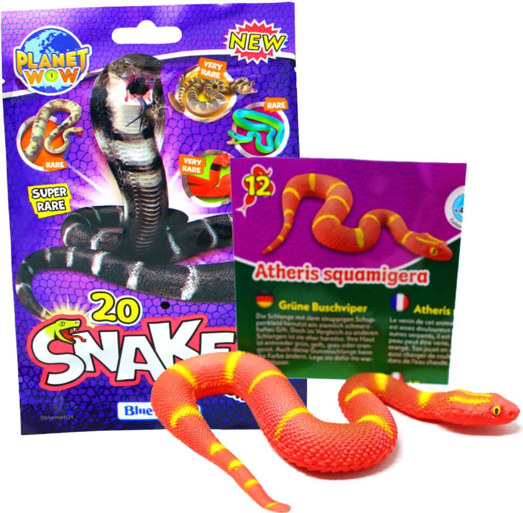 Blue Ocean Snakes Sammelfiguren 2024 - Planet Wow - Figur 12. Grüne Buschviper
